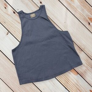 Free People Free-est XS grey ribbed tank